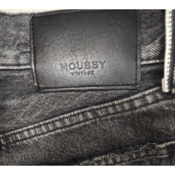 MOUSSY VINTAGE Cut-Off Distressed Button Fly Shorts 24 - Picture 5 of 8